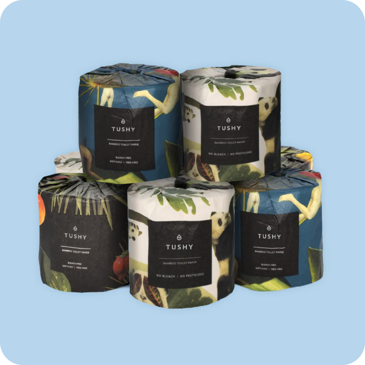 Premium Bamboo Toilet Paper 8 Rolls - Image 2